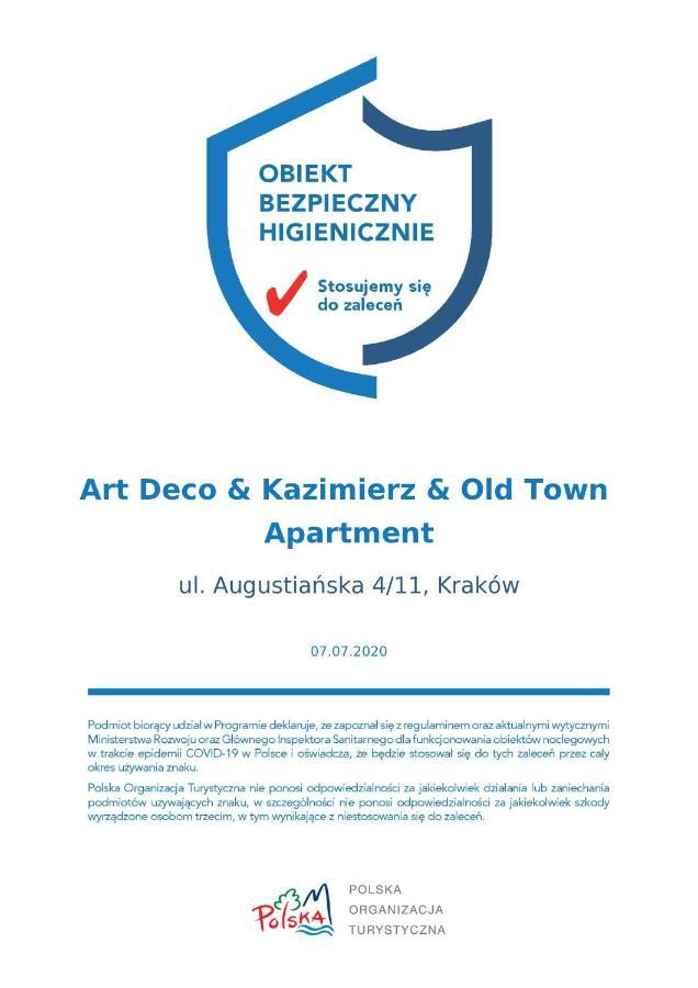 Apartament Art Deco&kazimierz&old Town *